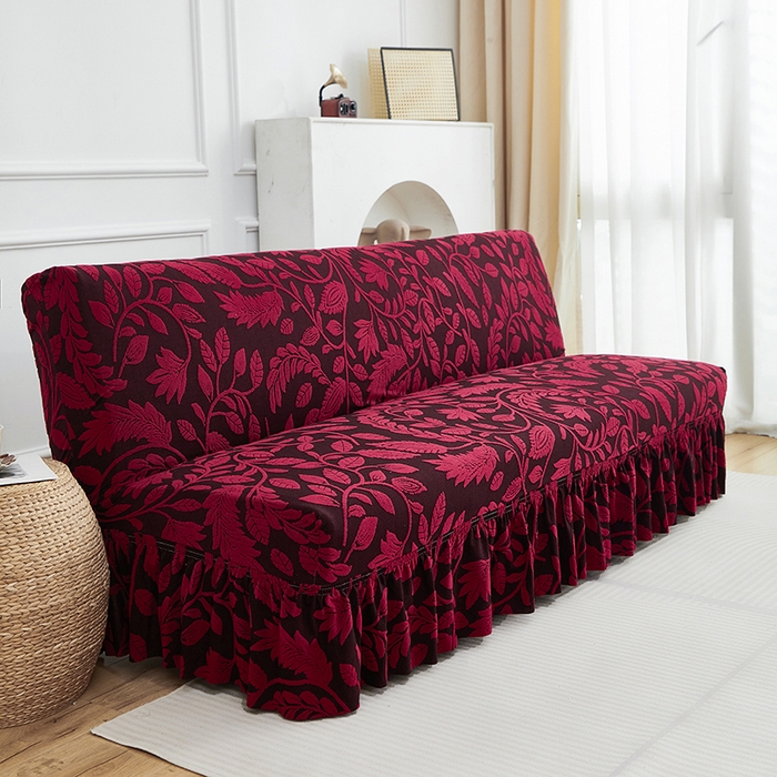 91家纺网 家纺一手货源 找家纺 （总）逐日沙发套 2026新款提花系列-沙发床裙摆