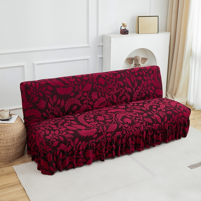 91家纺网 家纺一手货源 找家纺 （总）逐日沙发套 2026新款提花系列-沙发床裙摆