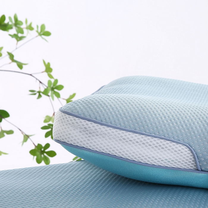 91家纺网 家纺一手货源 找家纺 小牛席业 2026新款可机洗云柔夏凉枕单枕套-枕套单件单枕套 可机洗云柔夏凉枕-蓝色