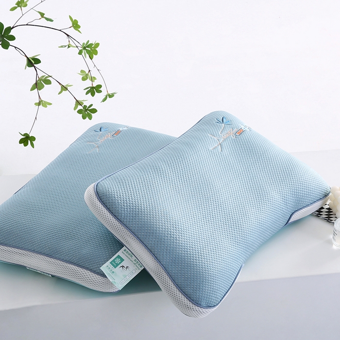 91家纺网 家纺一手货源 找家纺 小牛席业 2026新款可机洗云柔夏凉枕单枕套-枕套单件单枕套 可机洗云柔夏凉枕-蓝色
