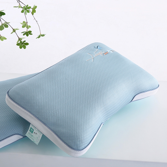 91家纺网 家纺一手货源 找家纺 小牛席业 2026新款可机洗云柔夏凉枕单枕套-枕套单件单枕套 可机洗云柔夏凉枕-蓝色