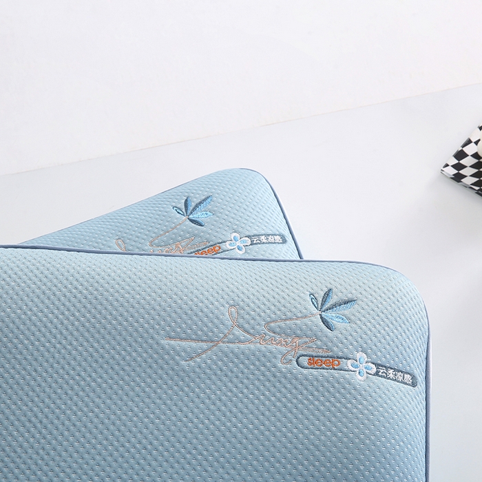 91家纺网 家纺一手货源 找家纺 小牛席业 2026新款可机洗云柔夏凉枕单枕套-枕套单件单枕套 可机洗云柔夏凉枕-蓝色