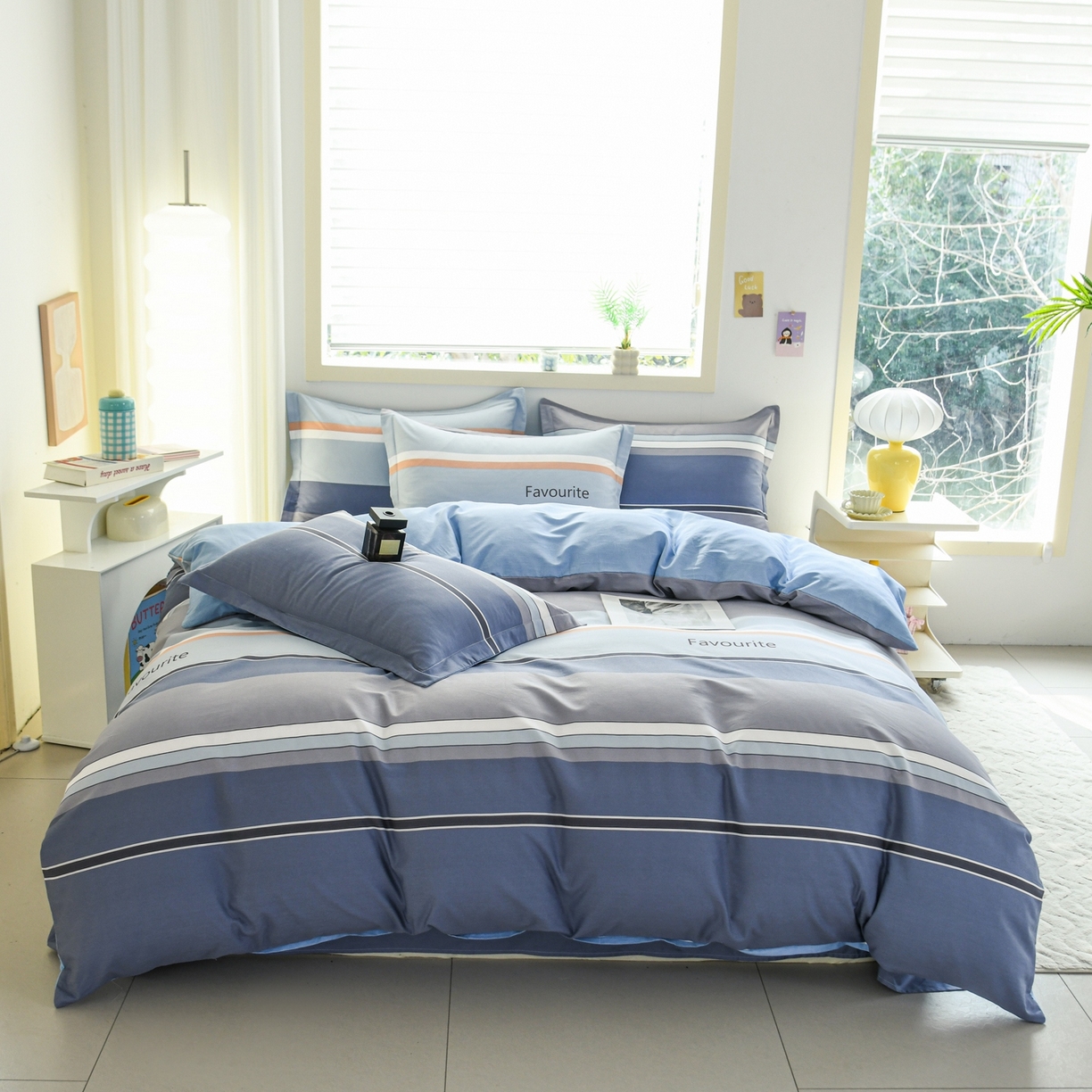 91家纺网 家纺一手货源 找家纺 缘舒家纺 2026新款全棉纯棉印花单被套被套单件 序章