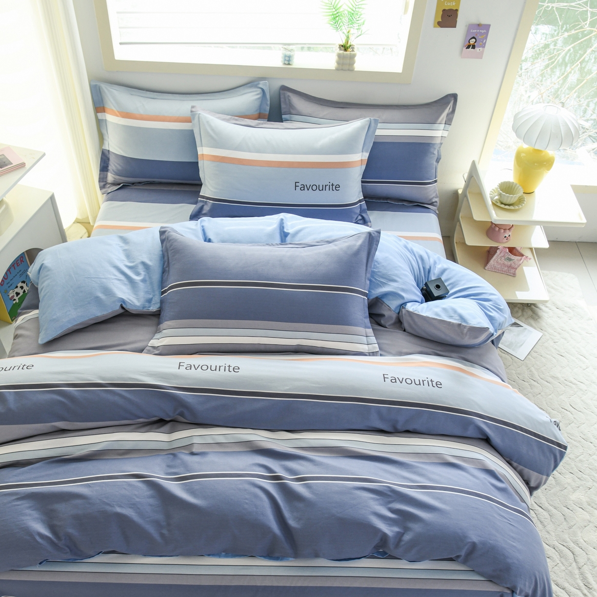 91家纺网 家纺一手货源 找家纺 缘舒家纺 2026新款全棉纯棉印花单被套被套单件 序章