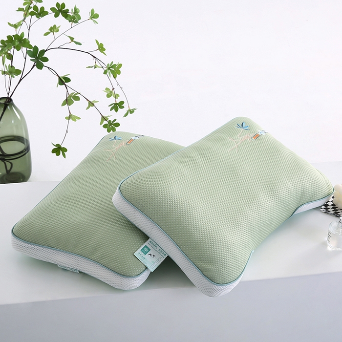 91家纺网 家纺一手货源 找家纺 小牛席业 2026新款可机洗云柔夏凉枕单枕套-枕套单件单枕套 可机洗云柔夏凉枕-绿色