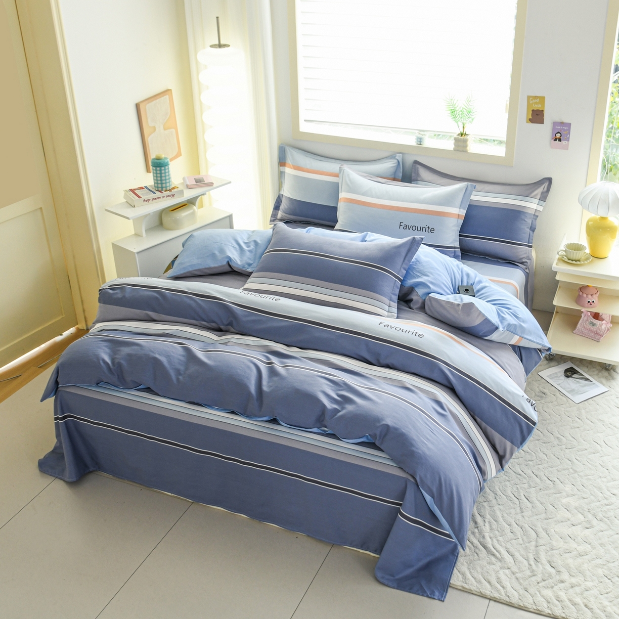 91家纺网 家纺一手货源 找家纺 缘舒家纺 2026新款全棉纯棉印花单被套被套单件 序章