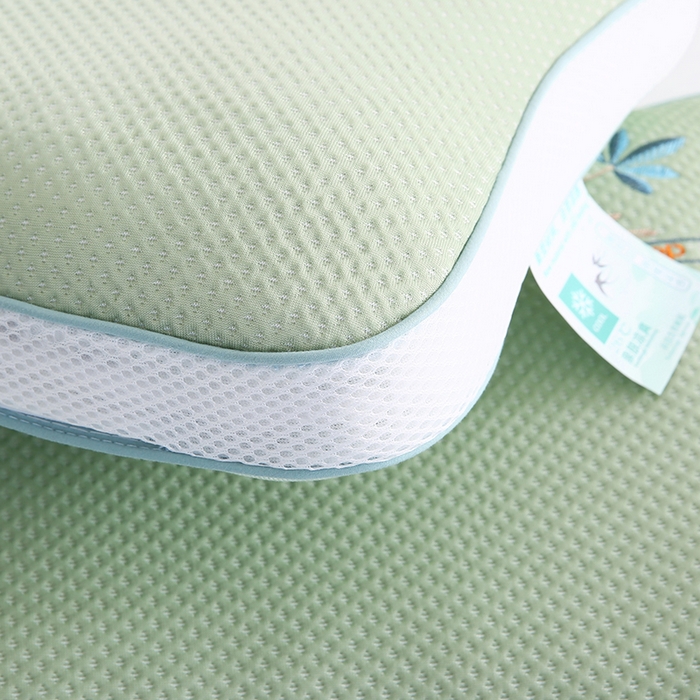 91家纺网 家纺一手货源 找家纺 小牛席业 2026新款可机洗云柔夏凉枕单枕套-枕套单件单枕套 可机洗云柔夏凉枕-绿色