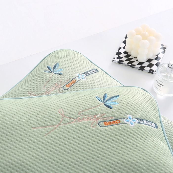 91家纺网 家纺一手货源 找家纺 小牛席业 2026新款可机洗云柔夏凉枕单枕套-枕套单件单枕套 可机洗云柔夏凉枕-绿色