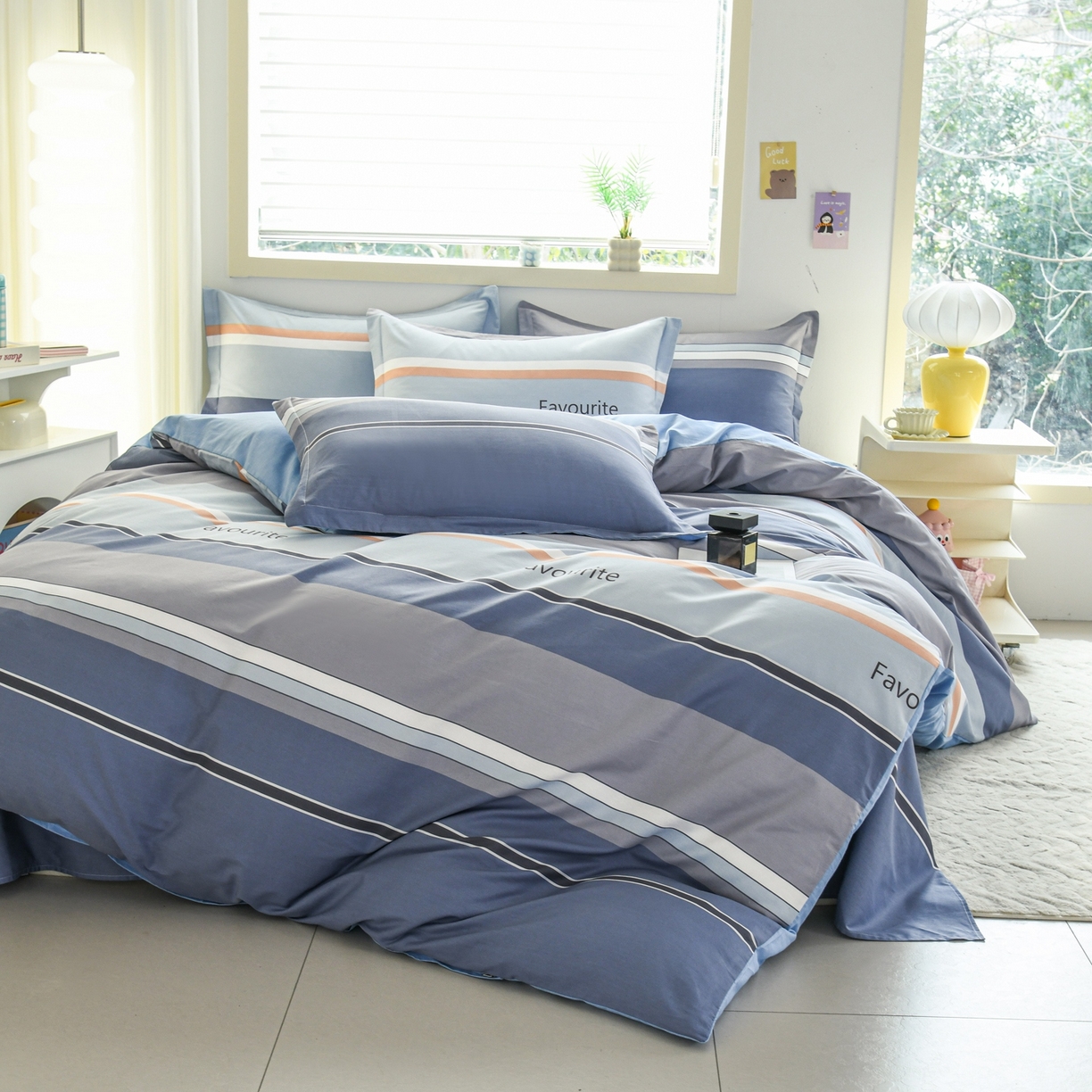 91家纺网 家纺一手货源 找家纺 缘舒家纺 2026新款全棉纯棉印花单被套被套单件 序章