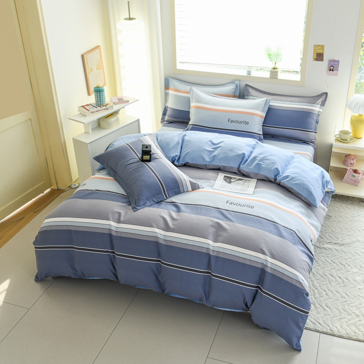 91家纺网 家纺一手货源 找家纺 缘舒家纺 2026新款全棉纯棉印花单被套被套单件 序章