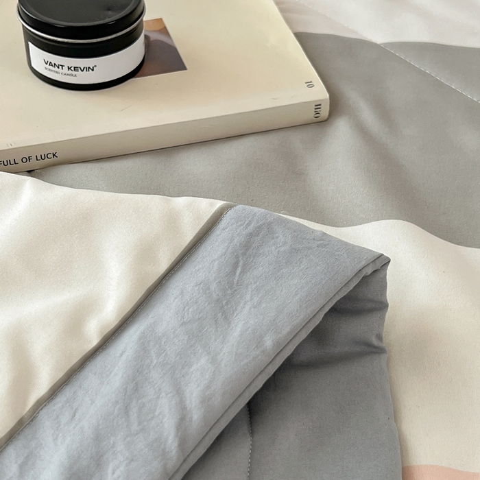 91家纺网 家纺一手货源 找家纺 宝士康家纺 2026新款10A抗菌无印风单夏被/夏被四件套 被子被芯 桃玉粉