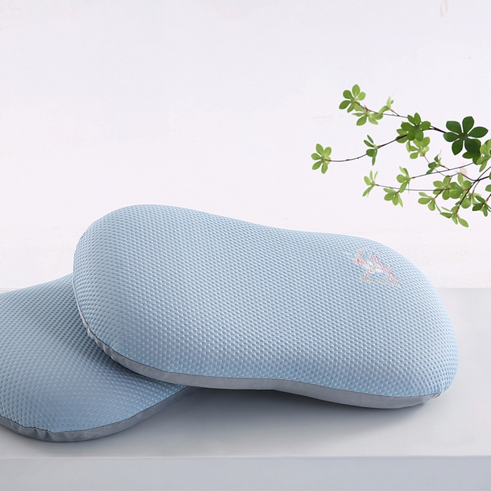 91家纺网 家纺一手货源 找家纺 小牛席业 2026新款猫肚记忆夏凉枕枕头枕芯 蓝色