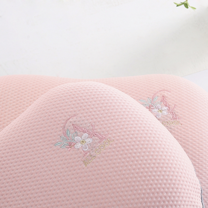 91家纺网 家纺一手货源 找家纺 小牛席业 2026新款猫肚记忆夏凉枕枕头枕芯 粉色