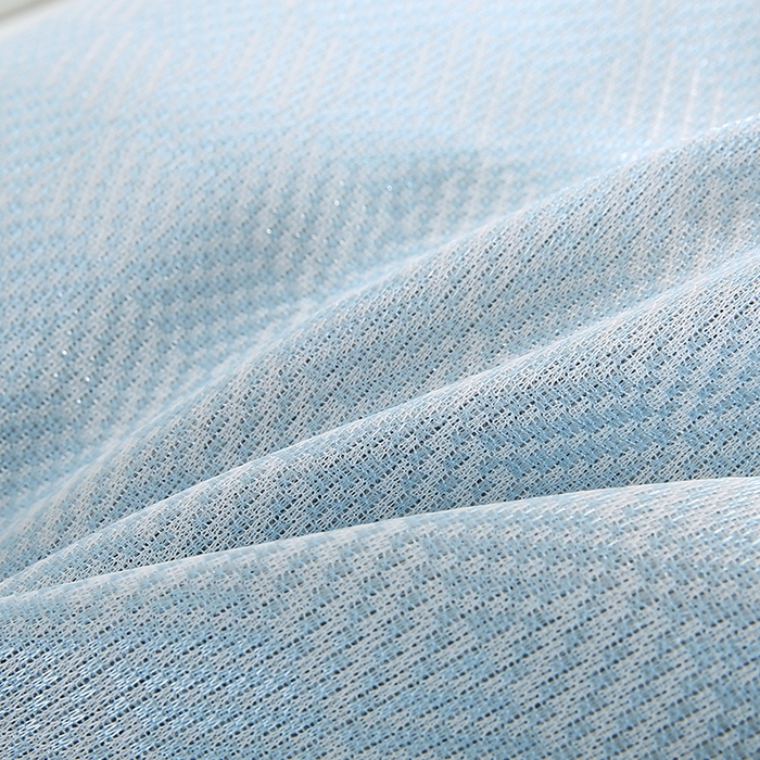 91家纺网 家纺一手货源 找家纺 小牛席业 2026新款亲肤舒适棋盘格-冰丝夏凉枕枕头枕芯（枕套+枕芯） 蓝色