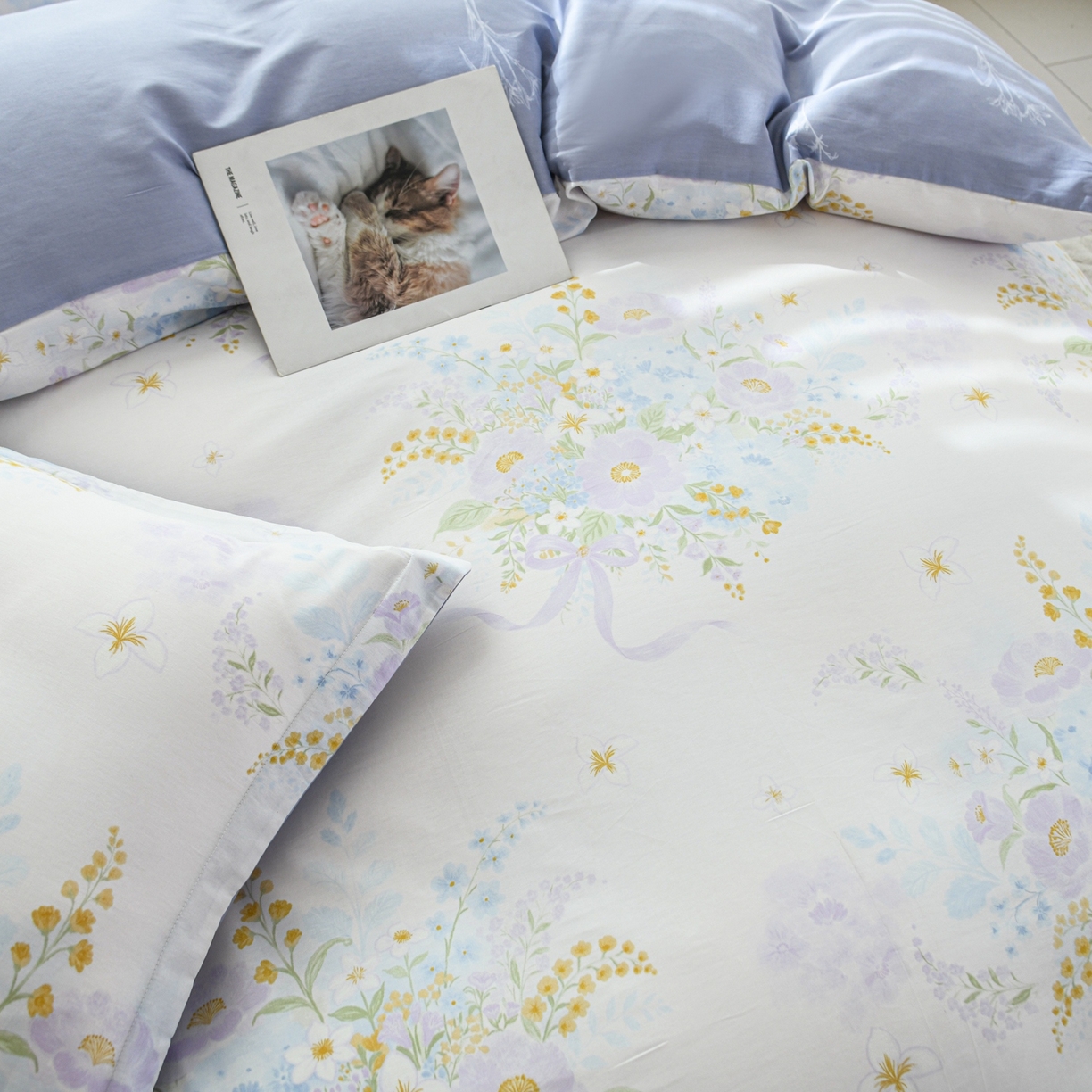 91家纺网 家纺一手货源 找家纺 缘舒家纺 2026新款全棉纯棉印花单被套被套单件 悠悠仙境