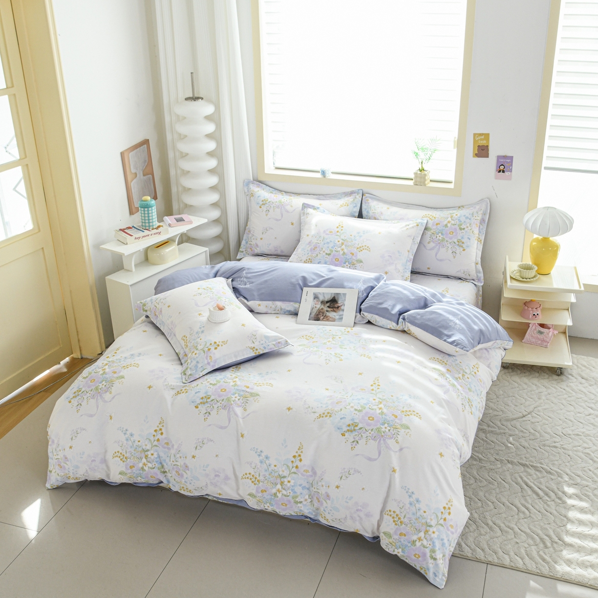 91家纺网 家纺一手货源 找家纺 缘舒家纺 2026新款全棉纯棉印花单被套被套单件 悠悠仙境