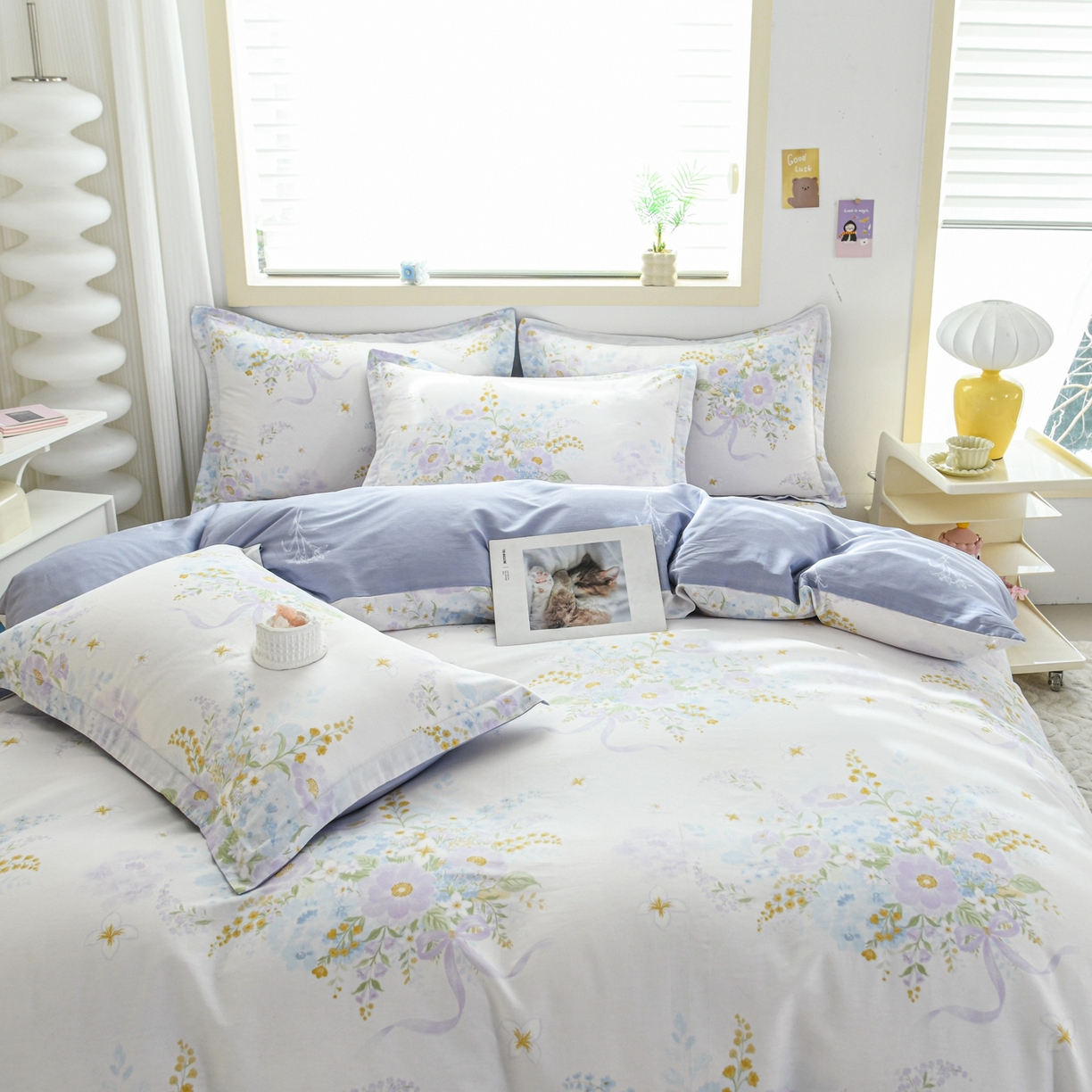 91家纺网 家纺一手货源 找家纺 缘舒家纺 2026新款全棉纯棉印花单被套被套单件 悠悠仙境