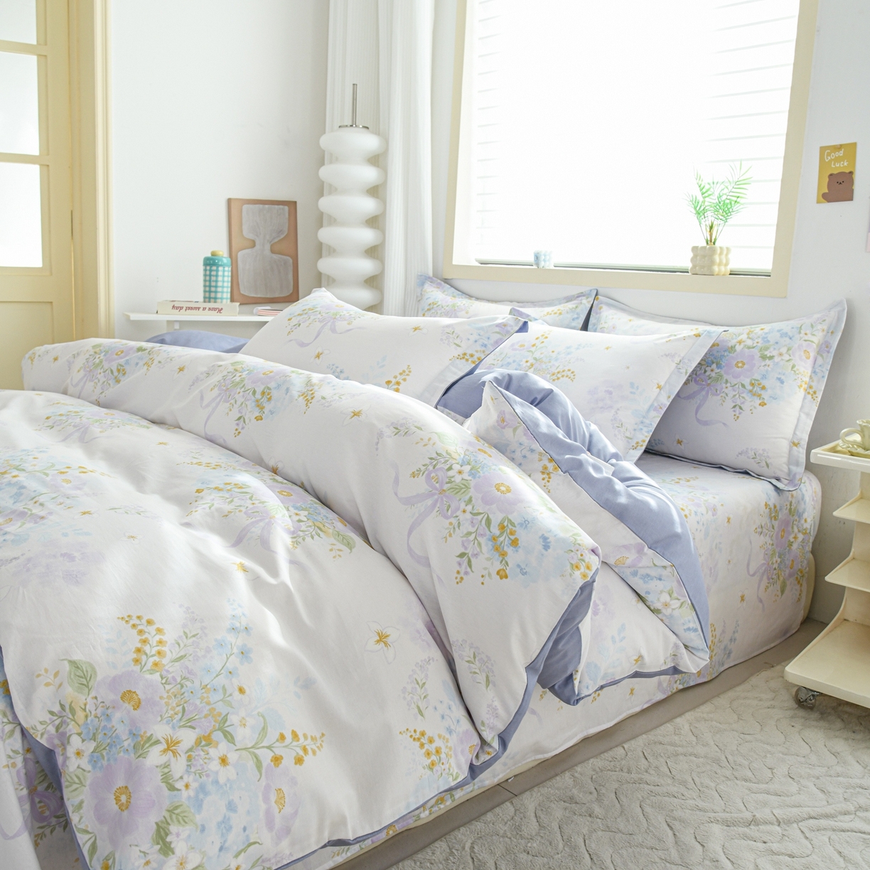 91家纺网 家纺一手货源 找家纺 缘舒家纺 2026新款全棉纯棉印花单被套被套单件 悠悠仙境