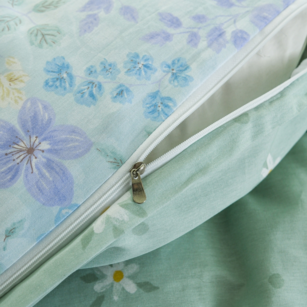 91家纺网 家纺一手货源 找家纺 缘舒家纺 2026新款全棉纯棉印花单被套被套单件 月泱