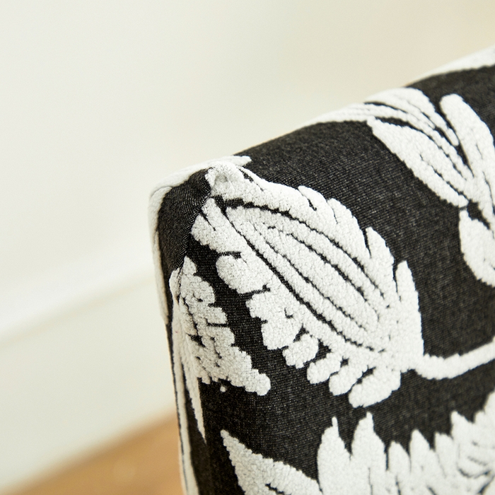 91家纺网 家纺一手货源 找家纺 逐日沙发套 2026新款提花系列-椅套 素奢柳韵-月光白