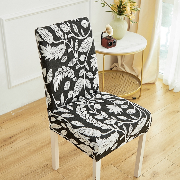 91家纺网 家纺一手货源 找家纺 逐日沙发套 2026新款提花系列-椅套 素奢柳韵-月光白