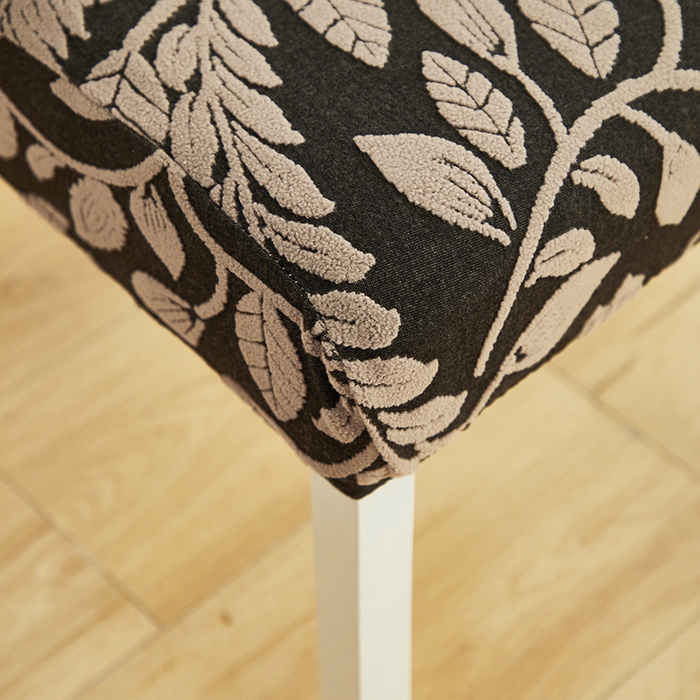 91家纺网 家纺一手货源 找家纺 逐日沙发套 2026新款提花系列-椅套 素奢柳韵-卡其色