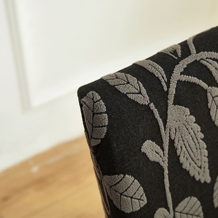 91家纺网 家纺一手货源 找家纺 逐日沙发套 2026新款提花系列-椅套 素奢柳韵-碳石灰