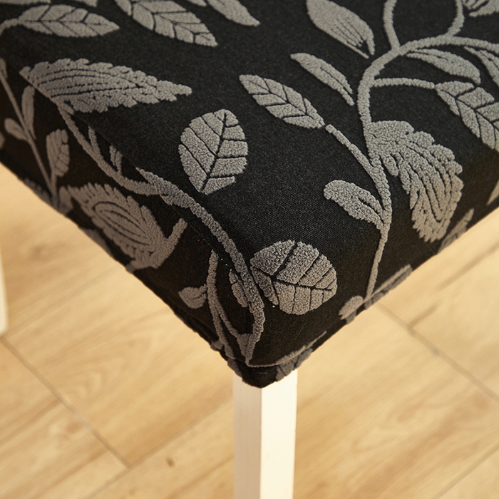 91家纺网 家纺一手货源 找家纺 逐日沙发套 2026新款提花系列-椅套 素奢柳韵-碳石灰