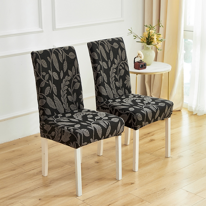 91家纺网 家纺一手货源 找家纺 逐日沙发套 2026新款提花系列-椅套 素奢柳韵-碳石灰