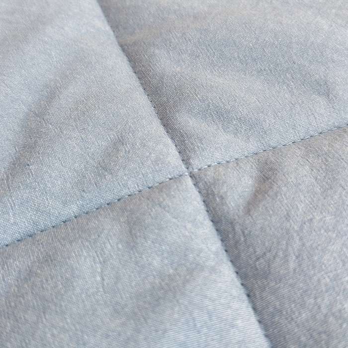 91家纺网 家纺一手货源 找家纺 宝士康家纺 2026新款10A抗菌无印风单夏被/夏被四件套 被子被芯 优雅蓝