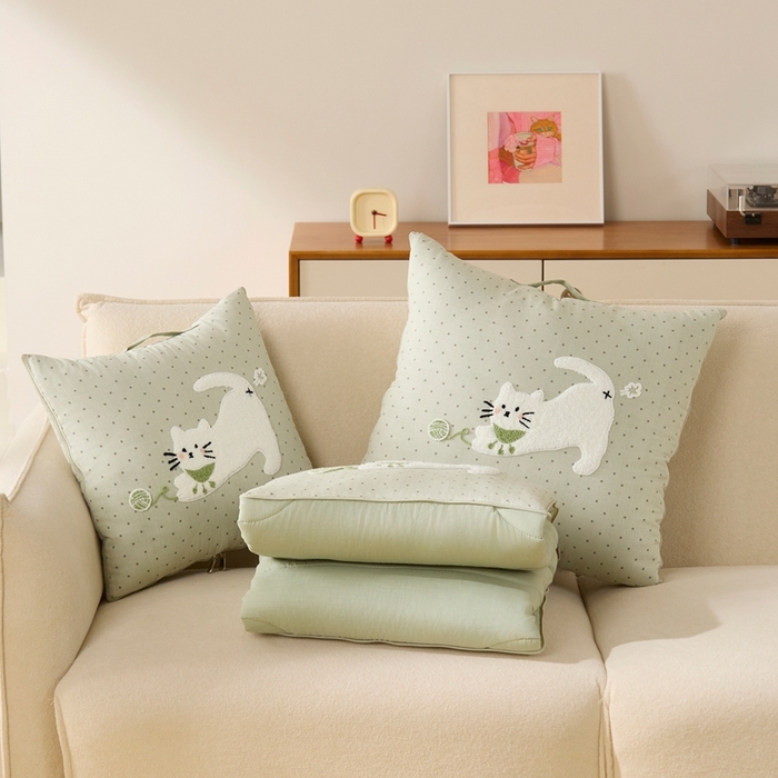 91家纺网 家纺一手货源 找家纺 （总）多米家居 2026新款会放屁的pupu猫抱枕被