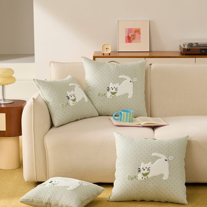 91家纺网 家纺一手货源 找家纺 （总）多米家居 2026新款会放屁的pupu猫抱枕被