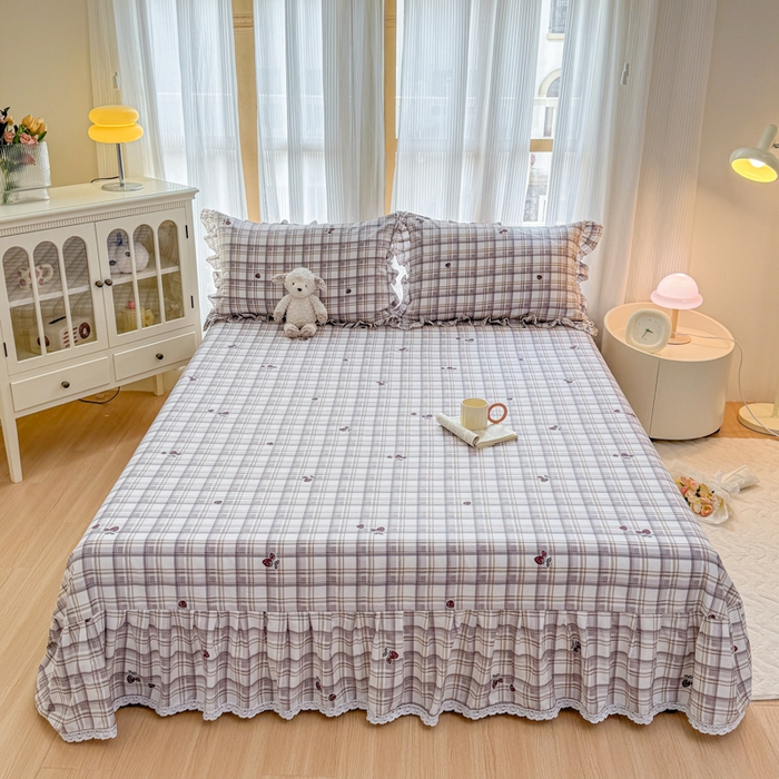 91家纺网 家纺一手货源 找家纺 （总）爱妮玖玖 2026新款小蕾丝花边单床单床单单件单品床单