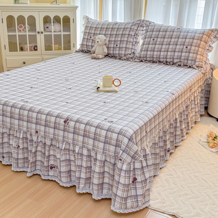 91家纺网 家纺一手货源 找家纺 （总）爱妮玖玖 2026新款小蕾丝花边单床单床单单件单品床单