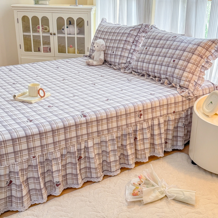 91家纺网 家纺一手货源 找家纺 （总）爱妮玖玖 2026新款小蕾丝花边单床单床单单件单品床单