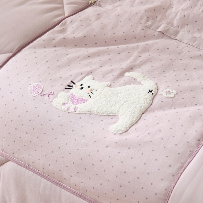 91家纺网 家纺一手货源 找家纺 多米家居 2026新款会放屁的pupu猫抱枕被 pupu猫·暮光紫