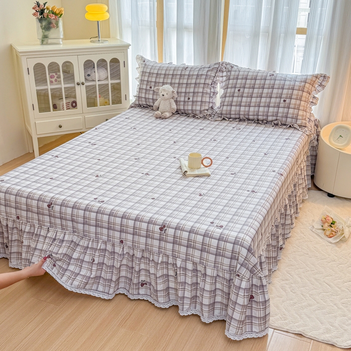 91家纺网 家纺一手货源 找家纺 （总）爱妮玖玖 2026新款小蕾丝花边单床单床单单件单品床单