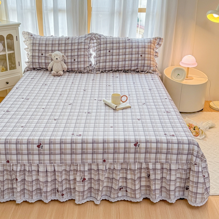 91家纺网 家纺一手货源 找家纺 （总）爱妮玖玖 2026新款小蕾丝花边单床单床单单件单品床单