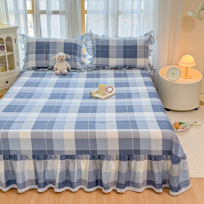 91家纺网 家纺一手货源 找家纺 （总）爱妮玖玖 2026新款小蕾丝花边单床单床单单件单品床单