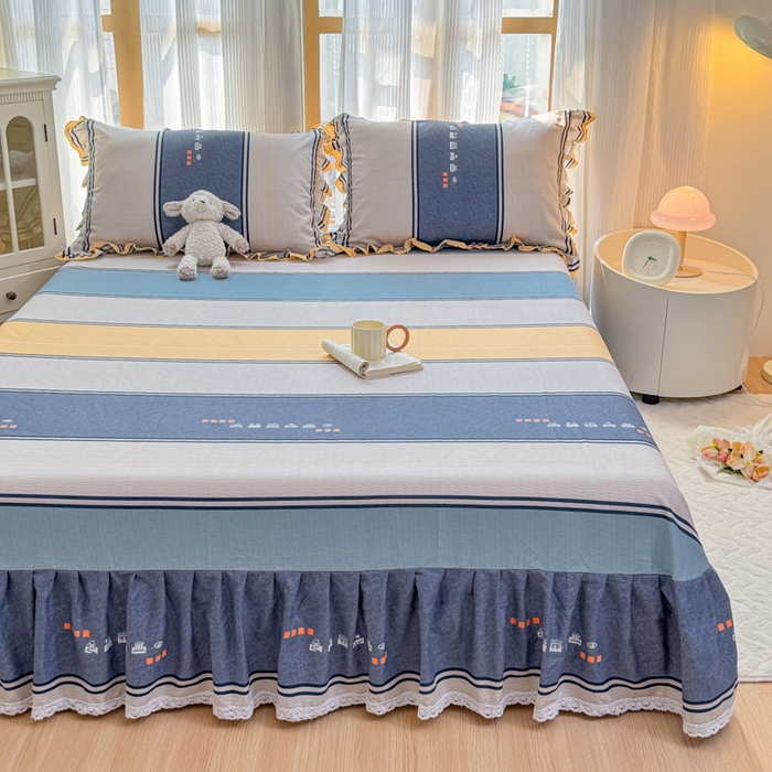 91家纺网 家纺一手货源 找家纺 （总）爱妮玖玖 2026新款小蕾丝花边单床单床单单件单品床单