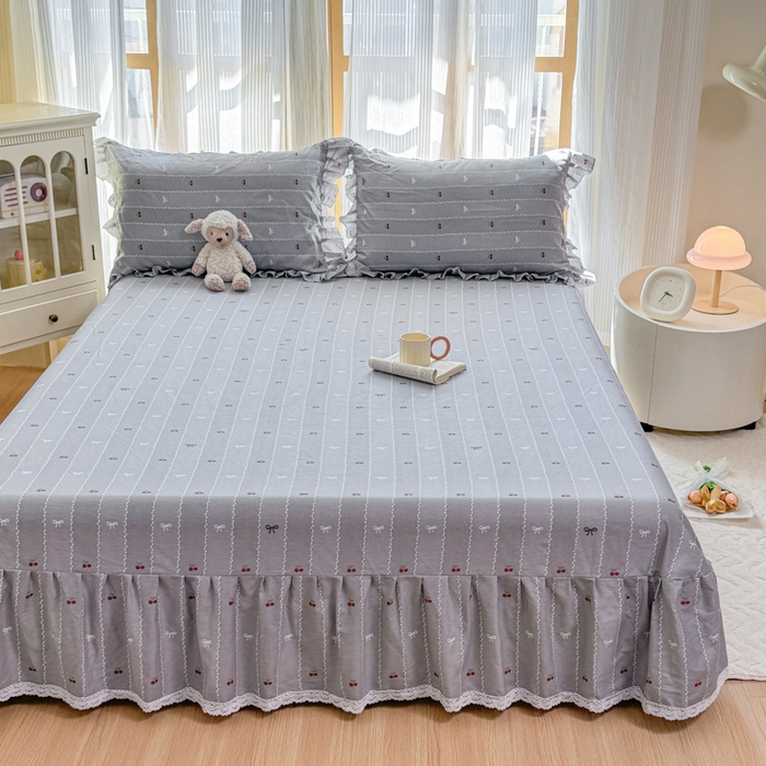 91家纺网 家纺一手货源 找家纺 （总）爱妮玖玖 2026新款小蕾丝花边单床单床单单件单品床单