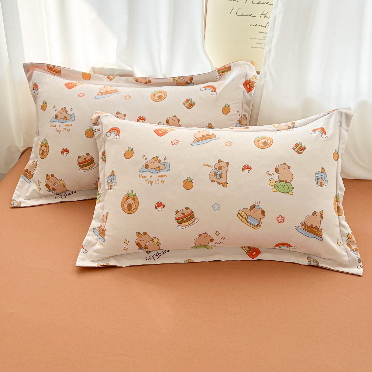 91家纺网 家纺一手货源 找家纺 宝士康家纺 2026新款10A抗菌水洗棉超声波压花夏被 被子被芯 超声波-卡皮巴拉