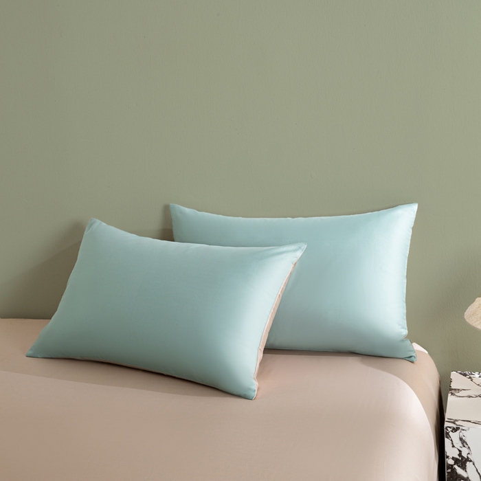 91家纺网 家纺一手货源 找家纺 （总）盛凡家纺 2026春夏新款全棉纯棉A类60s长绒棉四件套纯色贡缎纯棉被套床笠款三件套