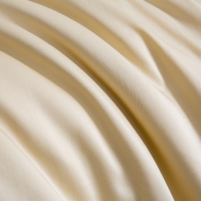 91家纺网 家纺一手货源 找家纺 盛凡家纺 2026春夏新款全棉纯棉A类60s长绒棉四件套纯色贡缎纯棉被套床笠款三件套 奶昔白+奶咖