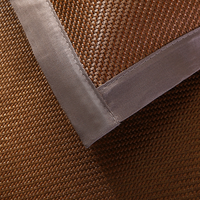 91家纺网 家纺一手货源 找家纺 小牛席业 2026新款你好小熊冰藤夏凉枕套系列凉枕套夏天枕套冰丝枕套竹枕套藤枕套冰藤枕套 你好小熊（咖色）