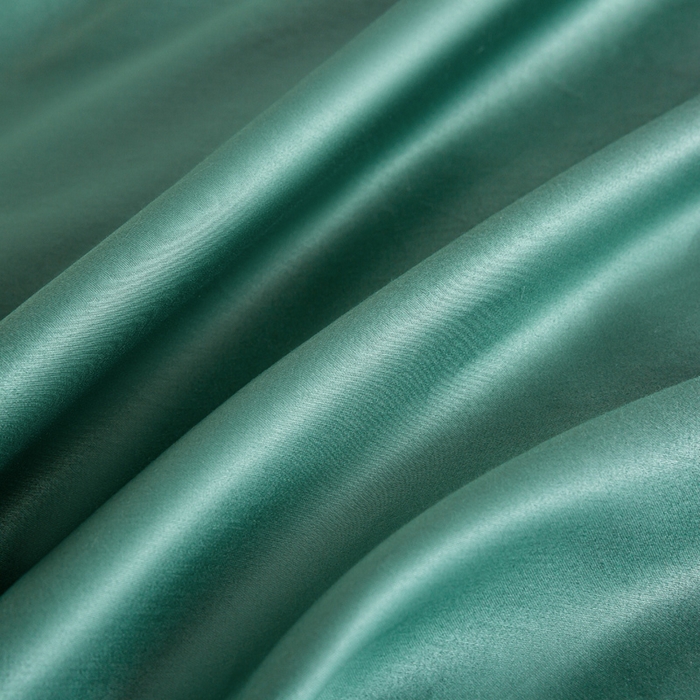 91家纺网 家纺一手货源 找家纺 盛凡家纺 2026春夏新款全棉纯棉A类60s长绒棉四件套纯色贡缎纯棉被套床笠款三件套 墨绿