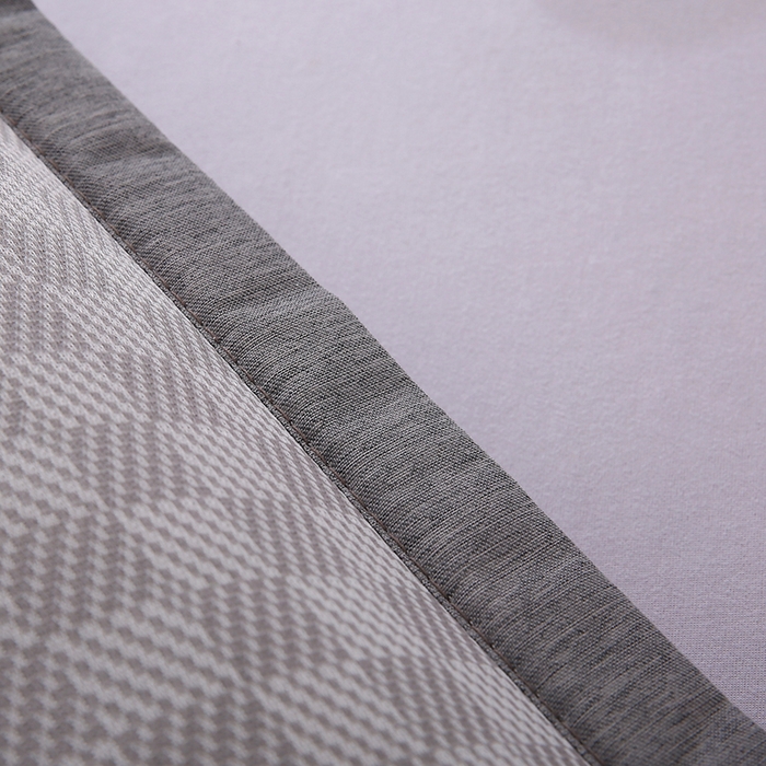 91家纺网 家纺一手货源 找家纺 小牛席业 2025新款棋盘格冰丝夏凉枕套凉席藤席冰藤席冰丝席草席竹席枕套 灰色