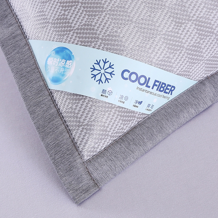 91家纺网 家纺一手货源 找家纺 小牛席业 2025新款棋盘格冰丝夏凉枕套凉席藤席冰藤席冰丝席草席竹席枕套 灰色