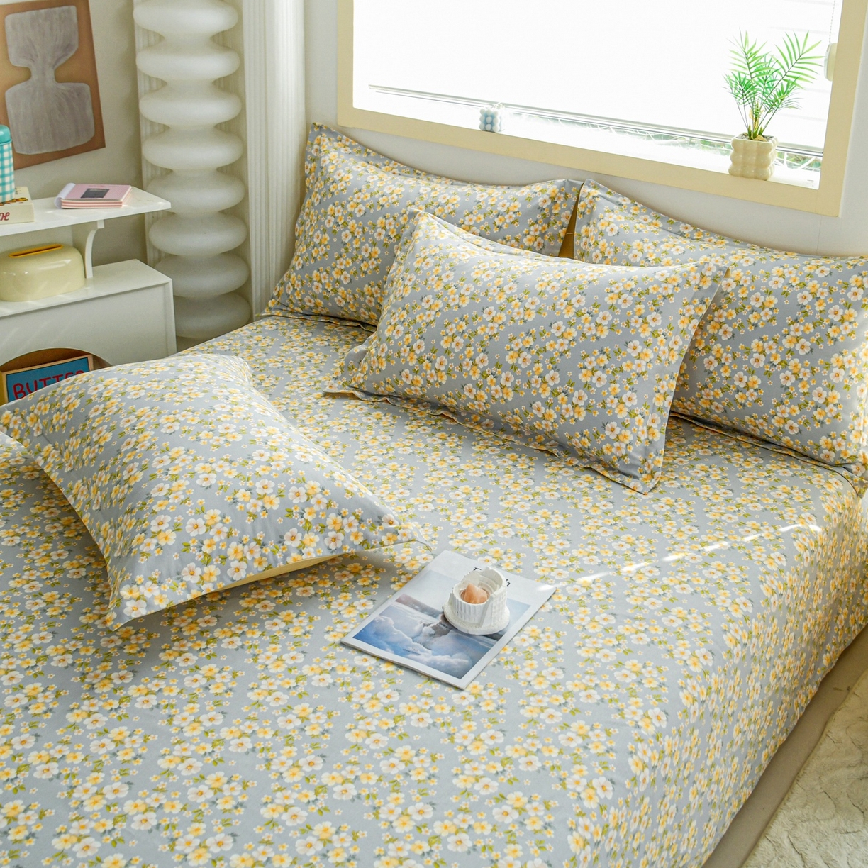 91家纺网 家纺一手货源 找家纺 （总）缘舒家纺 2026新款全棉纯棉印花单枕套枕套单件