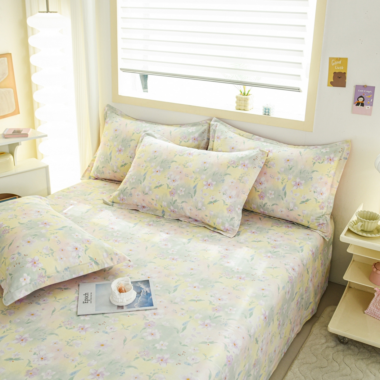 91家纺网 家纺一手货源 找家纺 （总）缘舒家纺 2026新款全棉纯棉印花单枕套枕套单件